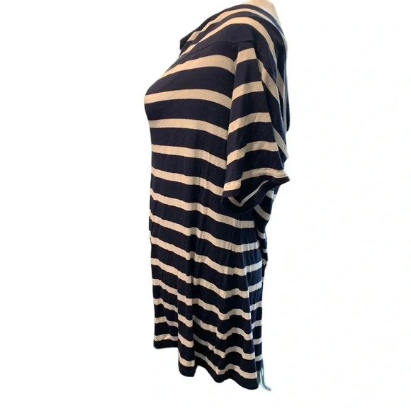 INC International Concepts Women size 1X over the shoulder nautical blouse - Picture 3 of 5